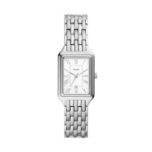 Fossil Womens Raquel Three-Hand Date Stainless Steel Watch, 23mm - ES5221.png