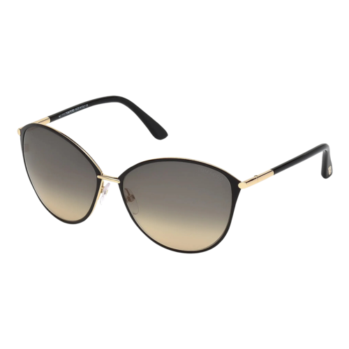 Tom Ford Womens Penelope Sunglasses Shiny Black/Gradient Smoke, Size 59 frame - FT0320-5928B.png