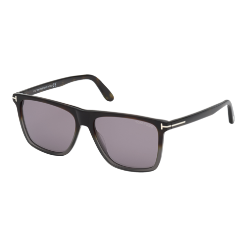 Tom Ford Fletcher Sunglasses Coloured Havana/Smoke Mirror, Size 57 frame - FT0832-5755C.png