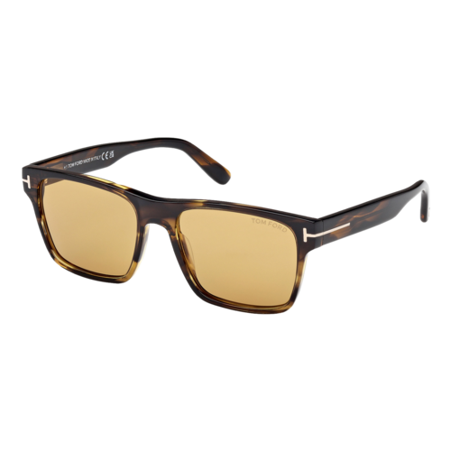 Tom Ford Calder Sunglasses Coloured Havana/Brown, Size 55 frame - FT1205-5556E.png