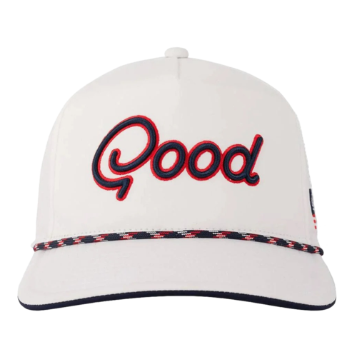 Good Good Golf Livin The Dream Rope Hat White - GG419.png