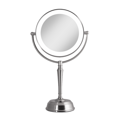 Zadro LED Lighted Vanity Mirror with Rechargeable Battery & USB Port 10X/1X, Satin Nickel Finish - LURV410.png