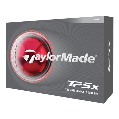 TaylorMade TP5x Golf Balls White, 2026 - M1046901.png