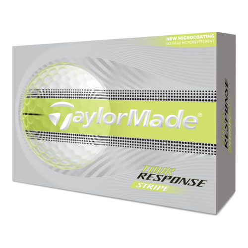 TaylorMade Tour Response Stripe Golf Balls, Neon Yellow, 2026 - M1061701.png