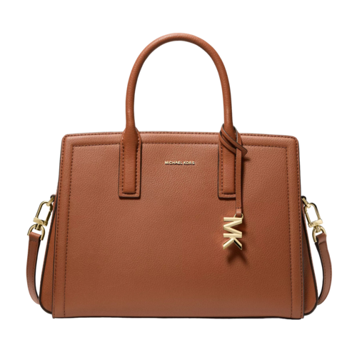 Michael Kors Laila Medium Leather Satchel, Luggage - MKHB-30R5G9IS6L-230.png