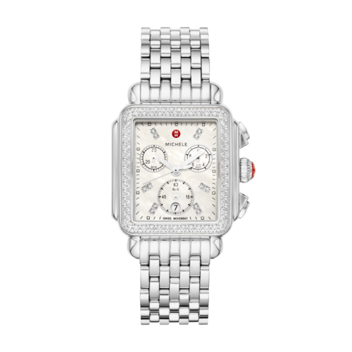Michele Deco Stainless Diamond Watch 33mm - MWW06A000775.png