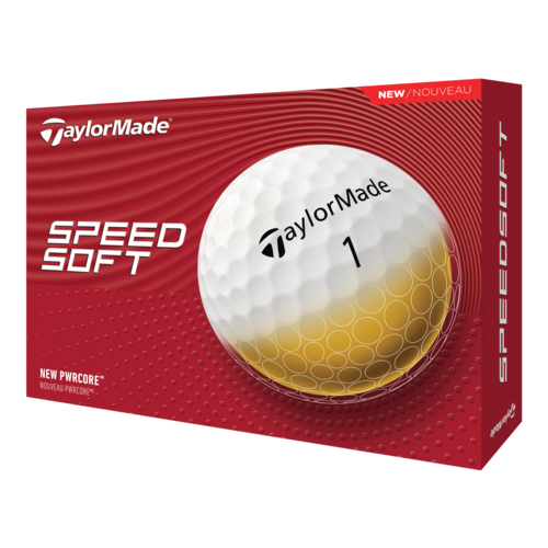 TaylorMade SpeedSoft Golf Balls White, 2024 - N2747001.png