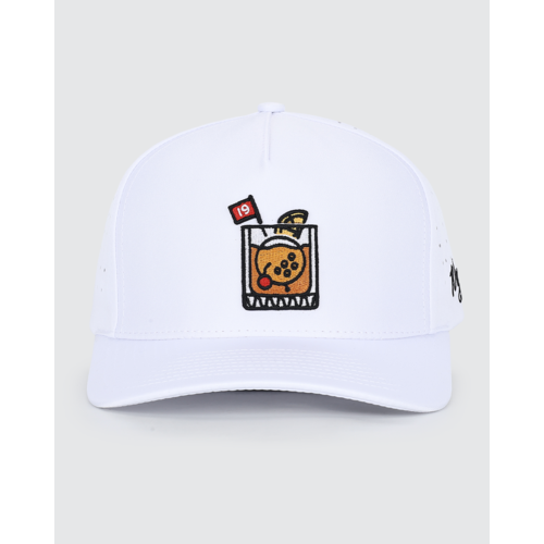 Waggle 19th Hole Hat White - NNTHOGHATWHT.png