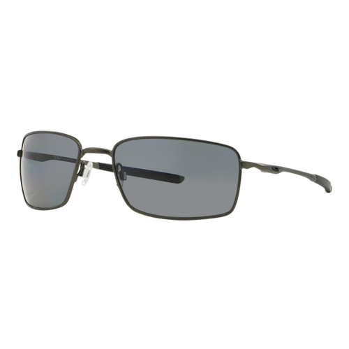 Oakley Polarized Square Wire Sunglasses Carbon/Grey Polarized, Size 60 frame - OO4075-04.png
