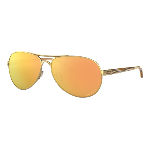Oakley Womens Polarized Feedback Sunglasses, Polished Gold/Prizm Rose Gold Polarized, Size 59 Frame - OO4079-3759.png