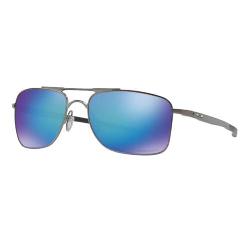 Oakley Polarized Gauge 8L Sunglasses Matte Gunmetal/Prizm Sapphire Polarized, Size 62 frame - OO4124-0662.png
