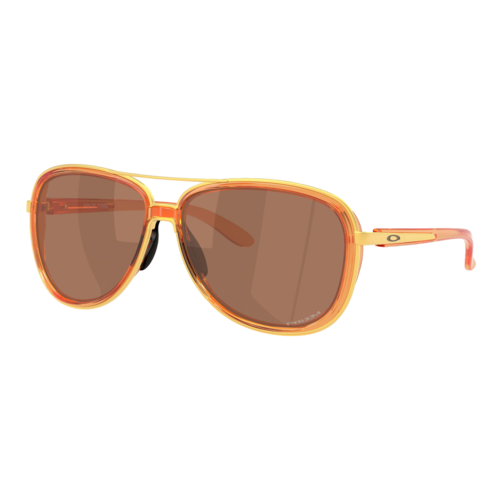 Oakley Womens Split Time Sunglasses Transparent Ginger/Prizm Tungsten, Size 58 frame - OO4129-41292858.png