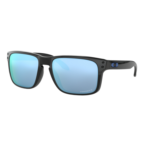Oakley Polarized Holbrook Sunglasses Polished Black/Prizm Deep Water Polarized, Size 55 frame - OO9102-C1.png