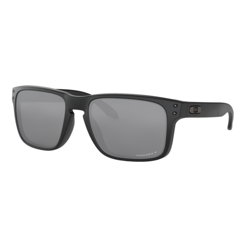 Oakley Polarized Holbrook Sunglasses Matte Black/Prizm Black Polarized, Size 55 frame - OO9102-D655.png