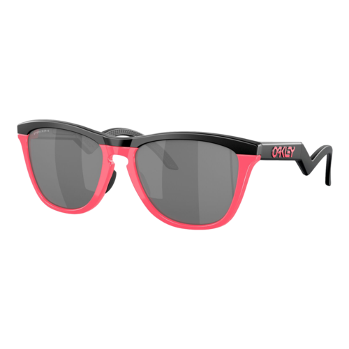 Oakley Frogskins Hybrid Sunglasses Matte Black-Neon Pink/Prizm Black, Size 55 frame - OO9289-92890455.png