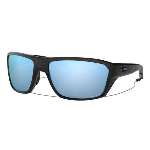 Oakley Polarized Split Shot Sunglasses Matte Black/Prizm Deep Water Polarized, Size 64 frame - OO9416-0664.png