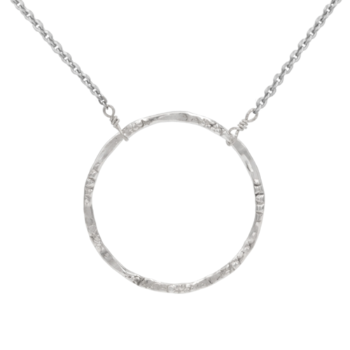 Antwerp Sterling Silver Large Soul Circle Necklace, 0.75-inch diameter - PD21013.png