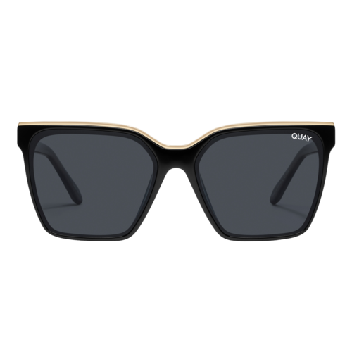 Quay Womens Polarized Level Up Sunglasses, Black Gold/Smoke Polarized - QW-000636-BLKGLDSLASHSMKPOL.png