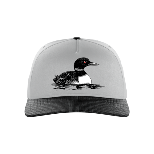 Waggle Red Eye Corduroy Brim Hat Gray - REYECYHATGRY.png