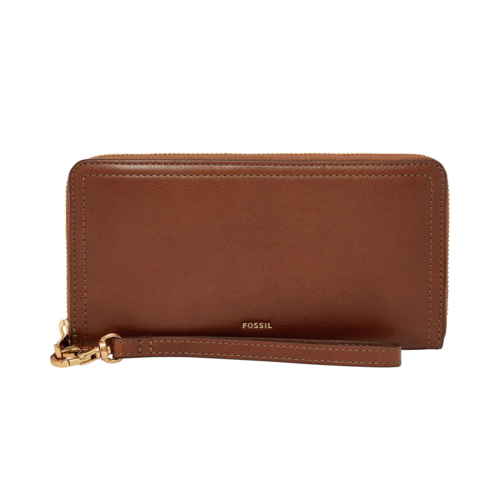 Fossil Logan RFID Zip Around Clutch Brown - SL7831200.png