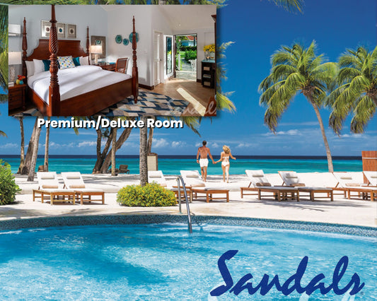 Sandals - Choice of 5 Resorts in the Caribbean | Premium/Deluxe Room (4 - 7 Nights)