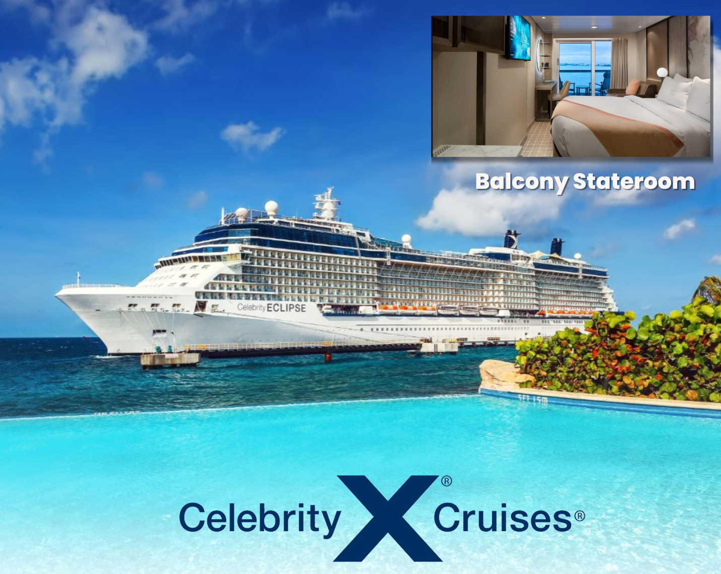 Celebrity Cruises | Caribbean Cruise | Veranda Stateroom (3 - 8 Nights)