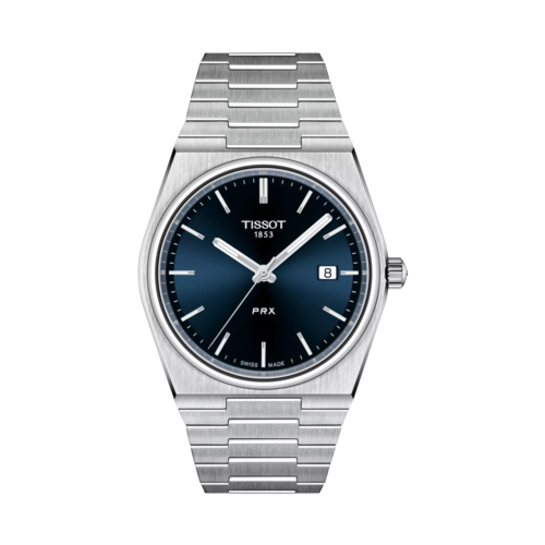 Tissot PRX Stainless Steel Watch Blue Dial, 40mm - T1374101104100.png
