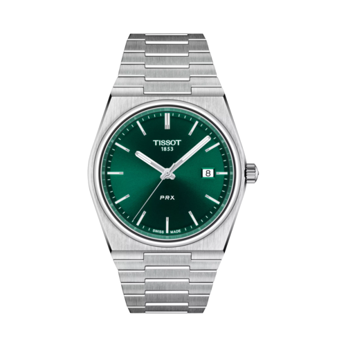 Tissot PRX Stainless Steel Watch Green Dial, 40mm - T1374101109100.png