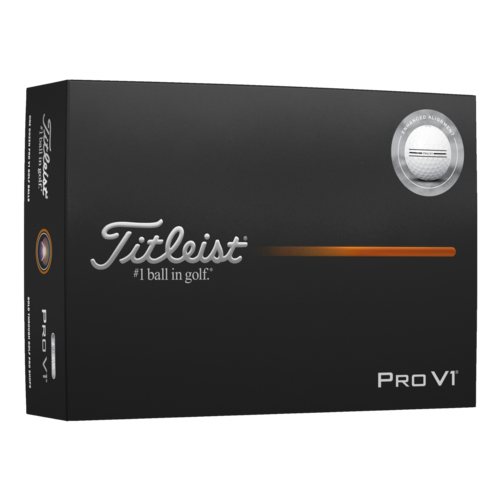 Titleist Pro V1 AIM Enhanced Golf Balls White - T2029S-EA.png
