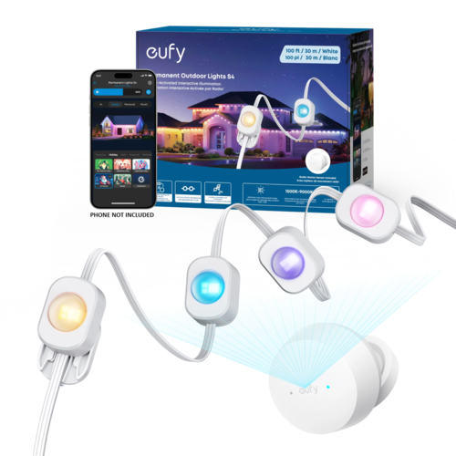 eufy Permanent Outdoor Lights S4 100 ft with 72 LED Lights - T8L04121.png