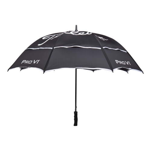 Titleist Tour Double Canopy Umbrella Black/White - TA23TDCU-01.png