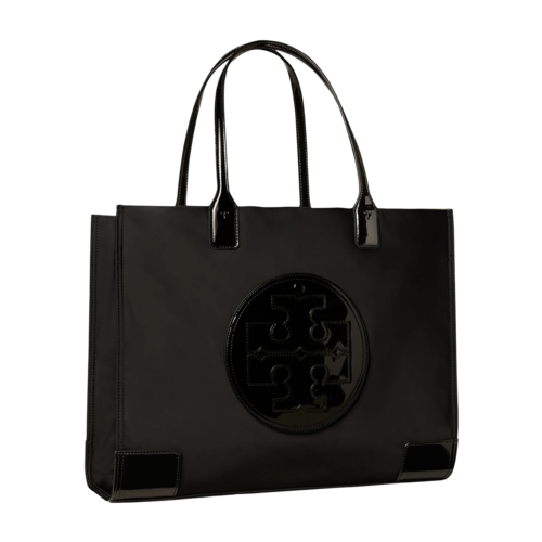 Tory Burch Ella Patent Tote Bag Black - TORY-178709-001.png