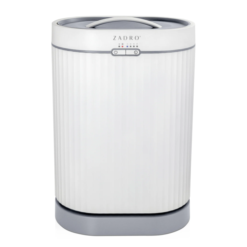 Zadro Fluted Towel Warmer with Diffuser, White/Gray - TWOVL01.png