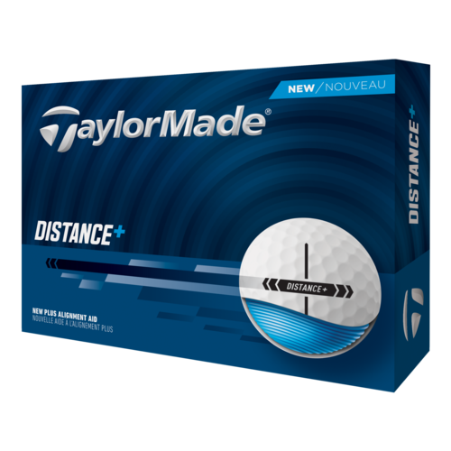 TaylorMade Distance+ Golf Balls White, 2025 - V9948501.png