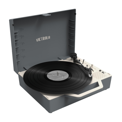 Victrola Re-Spin Sustainable Suitcase Record Player, Graphite Grey - VSC-725SB.png