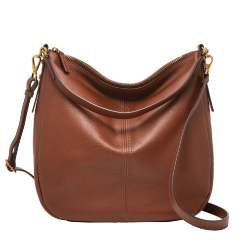 Fossil Jolie Leather Hobo Bag Brown - ZB1434200.png