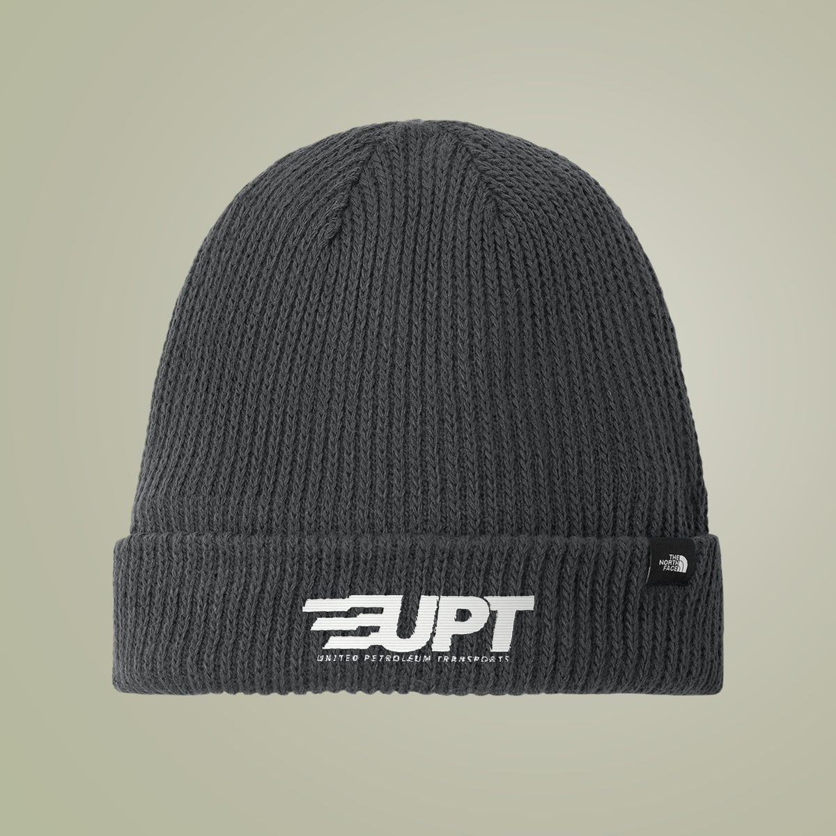 UPT North Face Circular Rib Beanie — Asphalt Grey