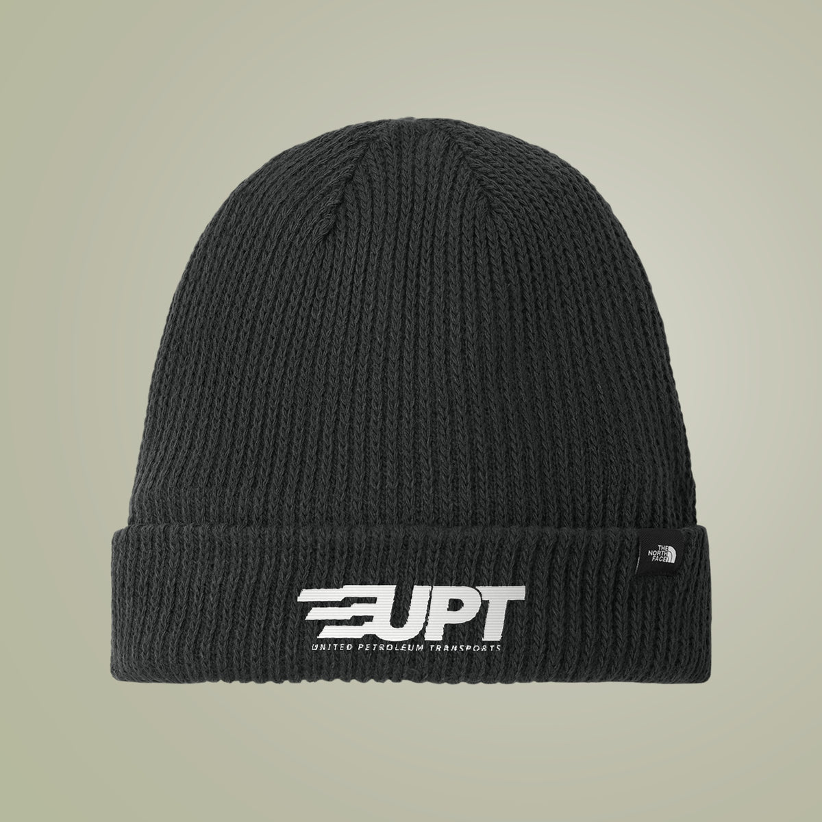 UPT North Face Circular Rib Beanie — TNF Black