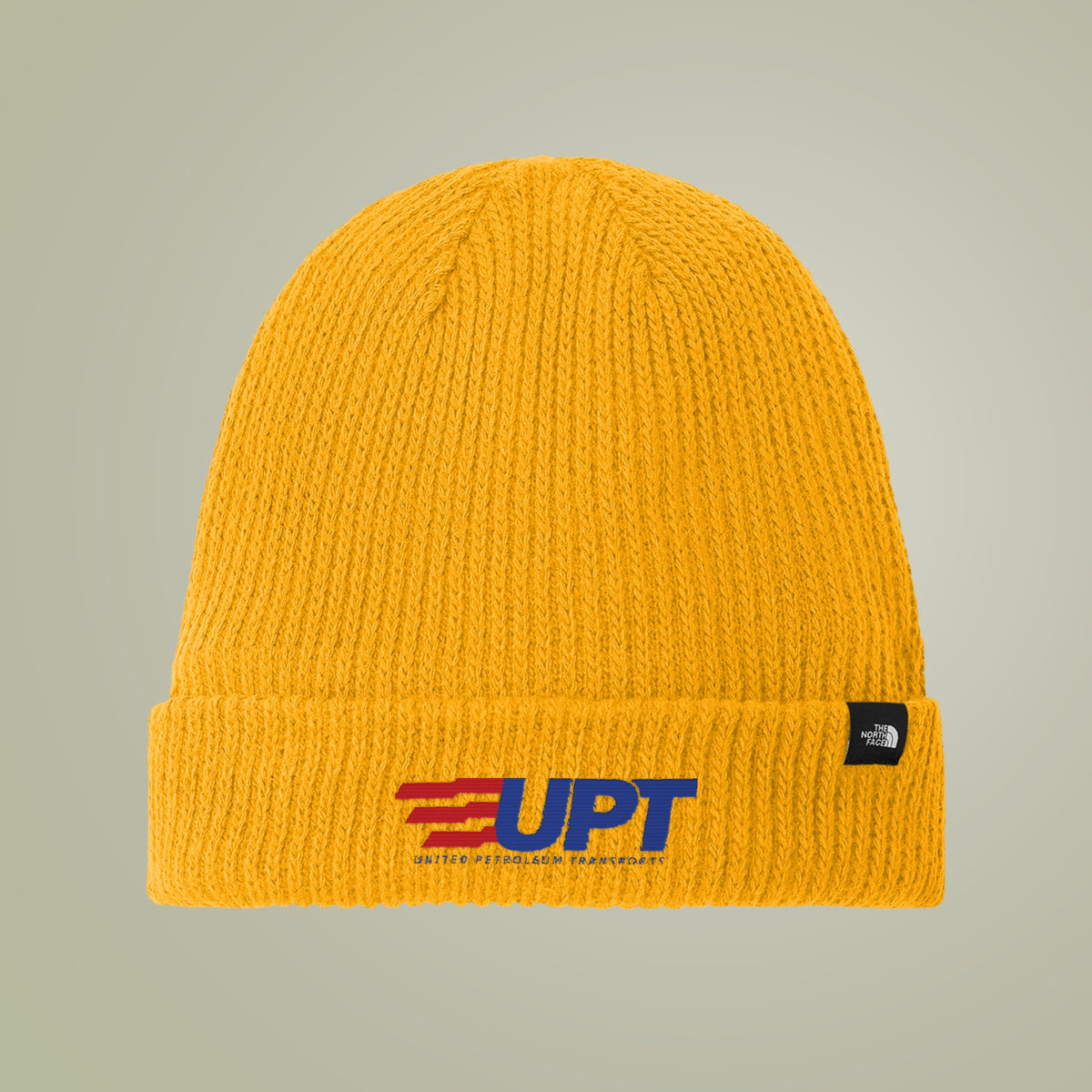 UPT North Face Circular Rib Beanie — TNF Yellow