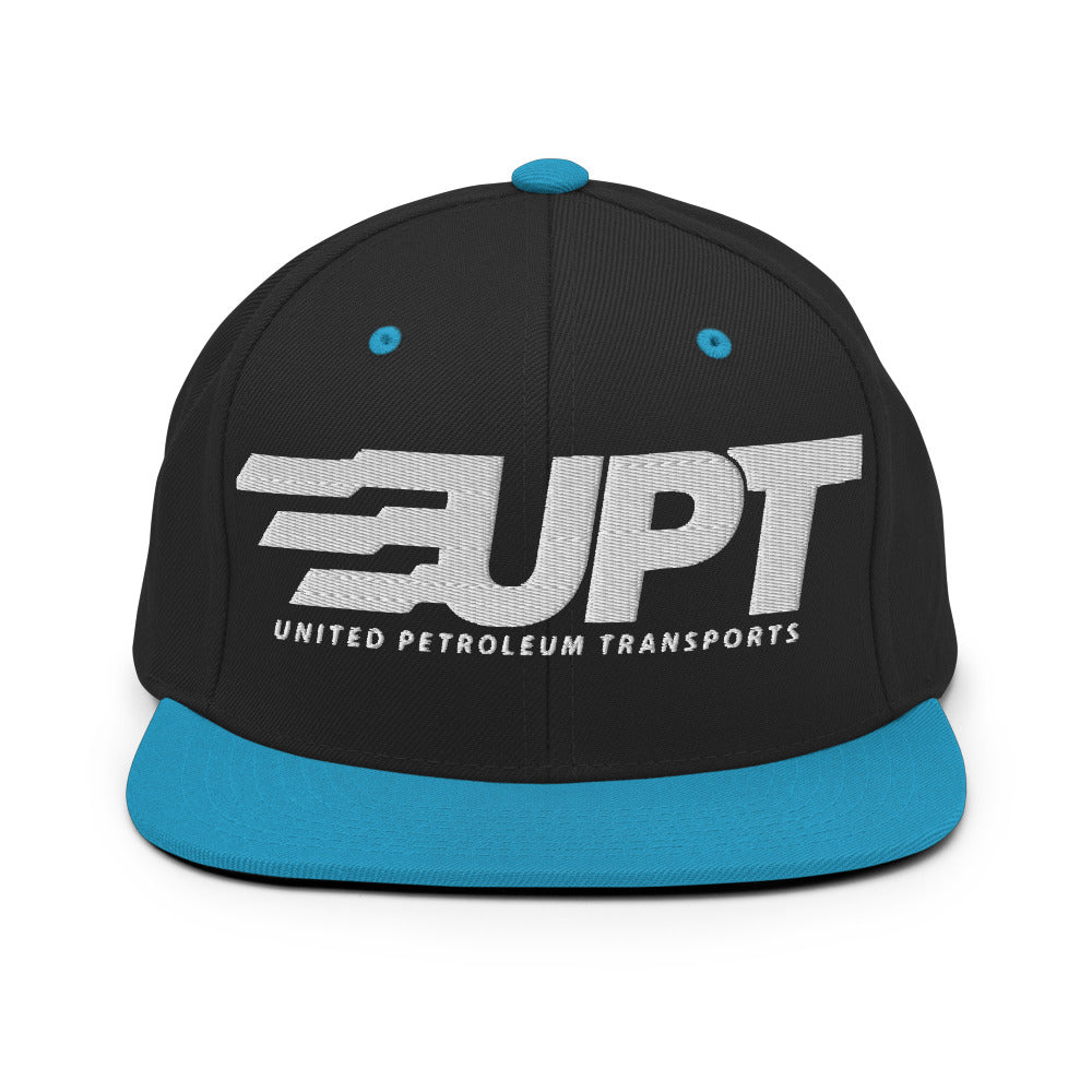 UPT Embroidered Snapback Hat — Black/ Teal