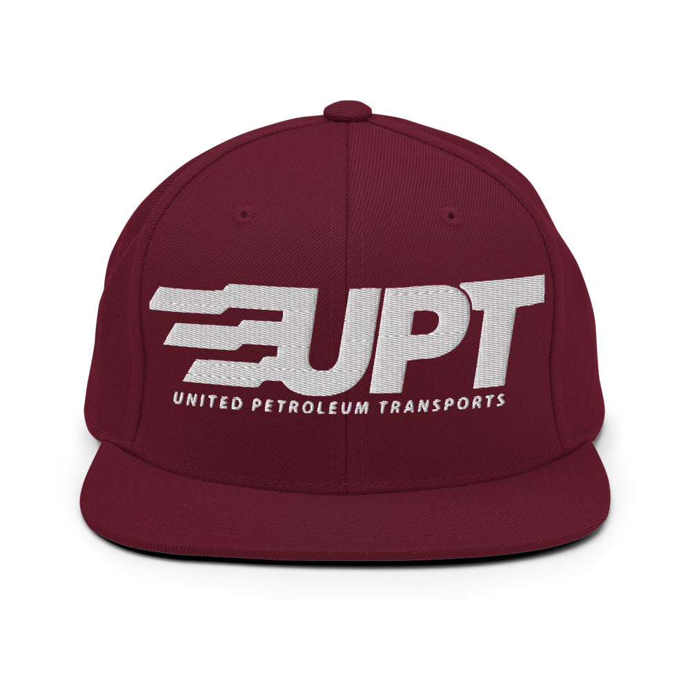 UPT Embroidered Snapback Hat — Maroon