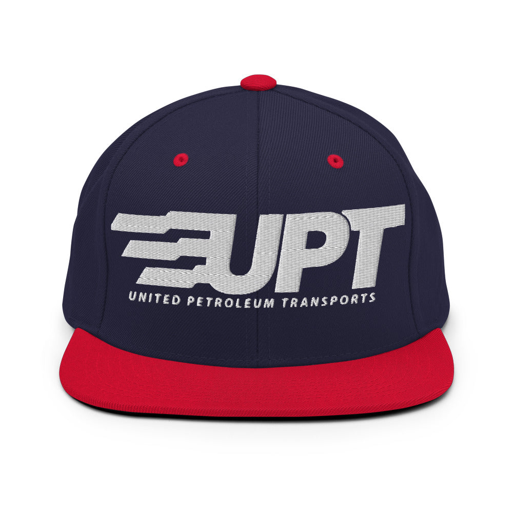 UPT Embroidered Snapback Hat — Navy/ Red
