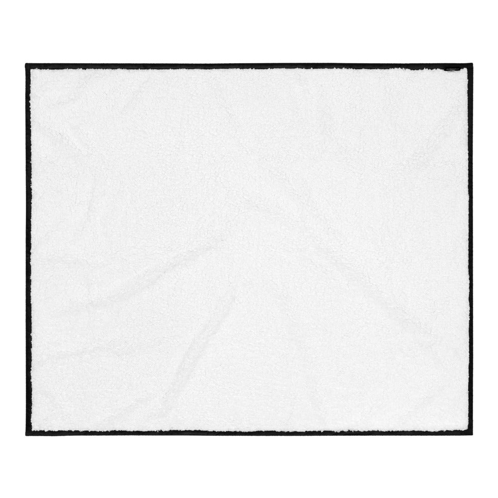 UPT Premium Embroidered Sherpa Blanket — Black back