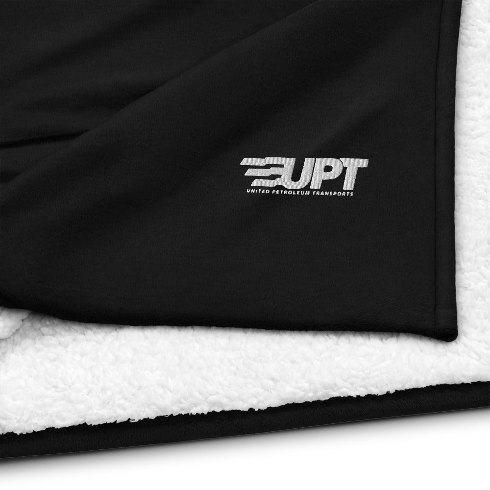 UPT Premium Embroidered Sherpa Blanket — Black product details