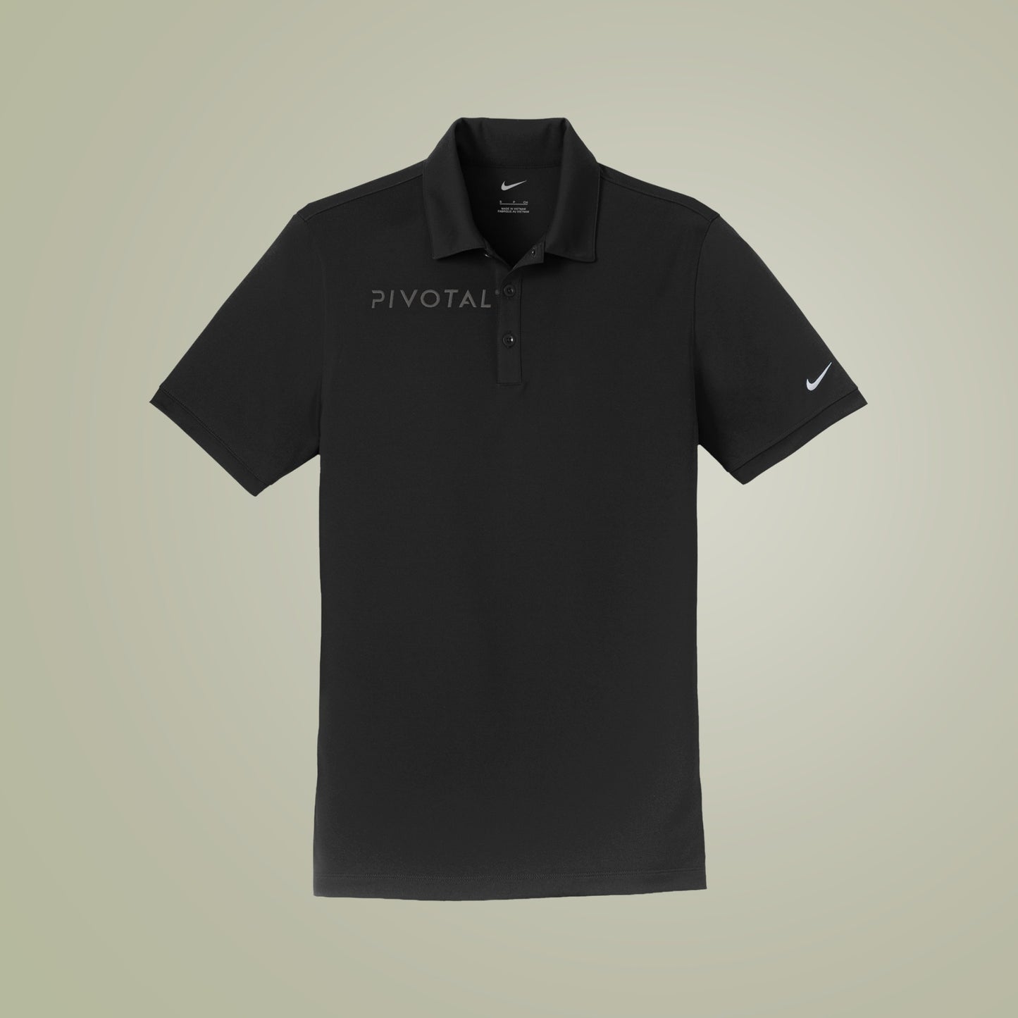 Pivotal Nike Dri-FIT Players Modern Fit Polo — Black