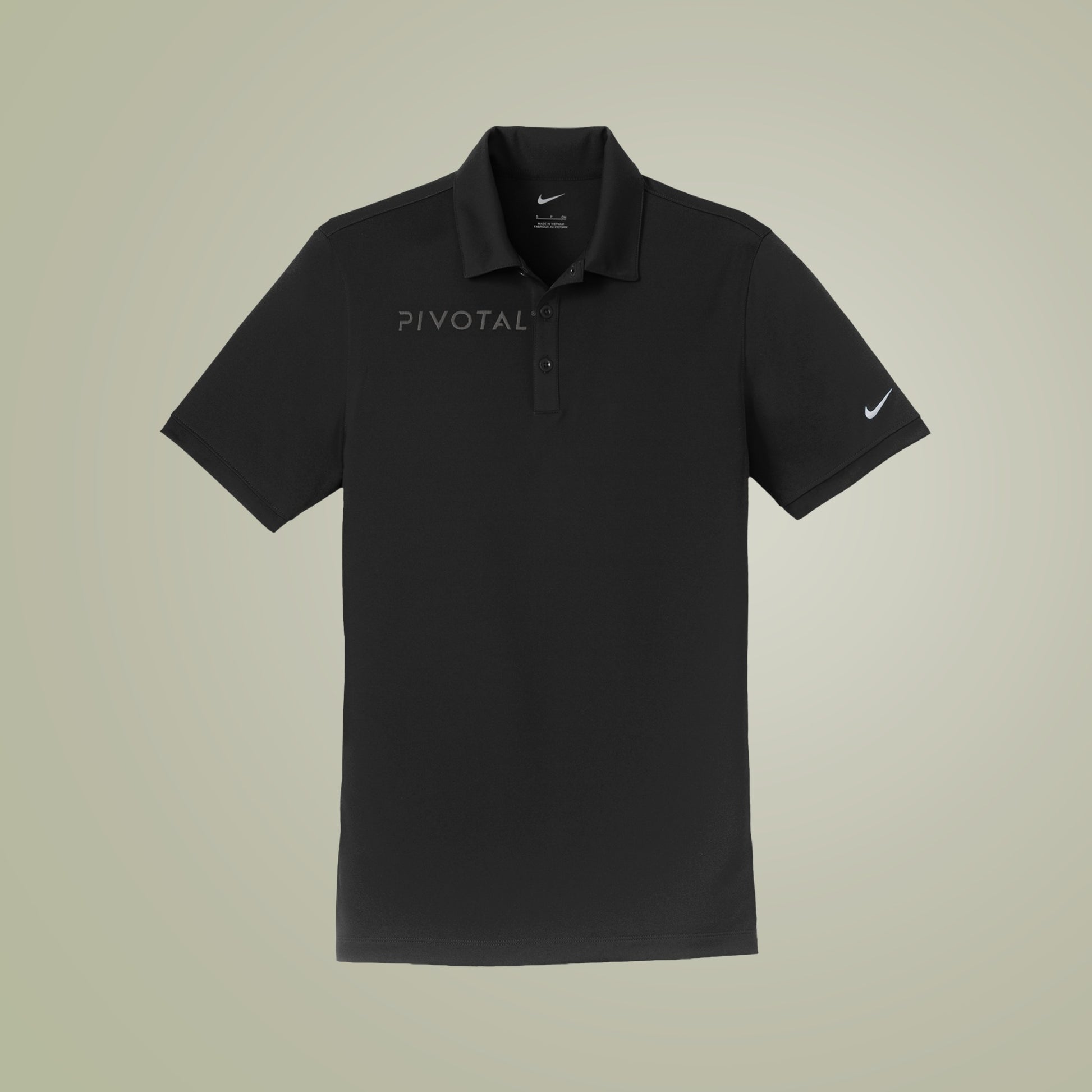 Pivotal Nike Dri-FIT Players Modern Fit Polo — Black