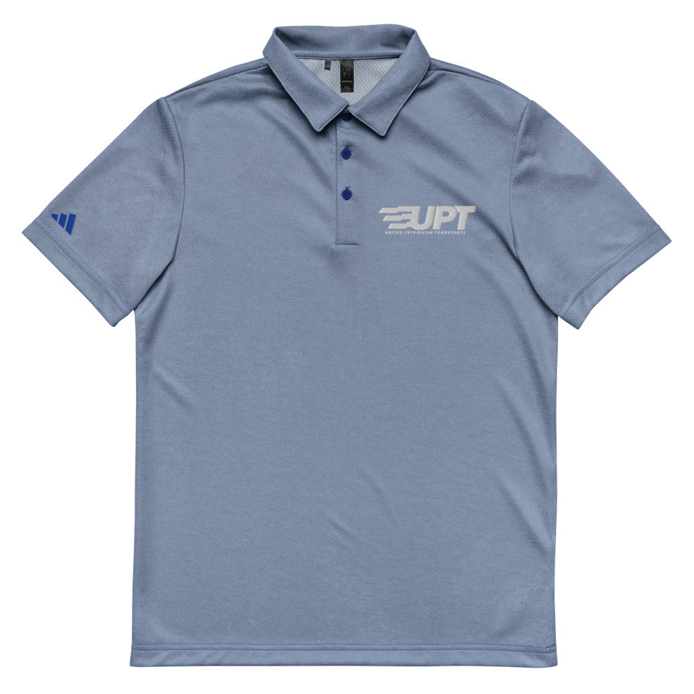 UPT Unisex Adidas Space-Dyed Polo — Collegiate Royal Melange