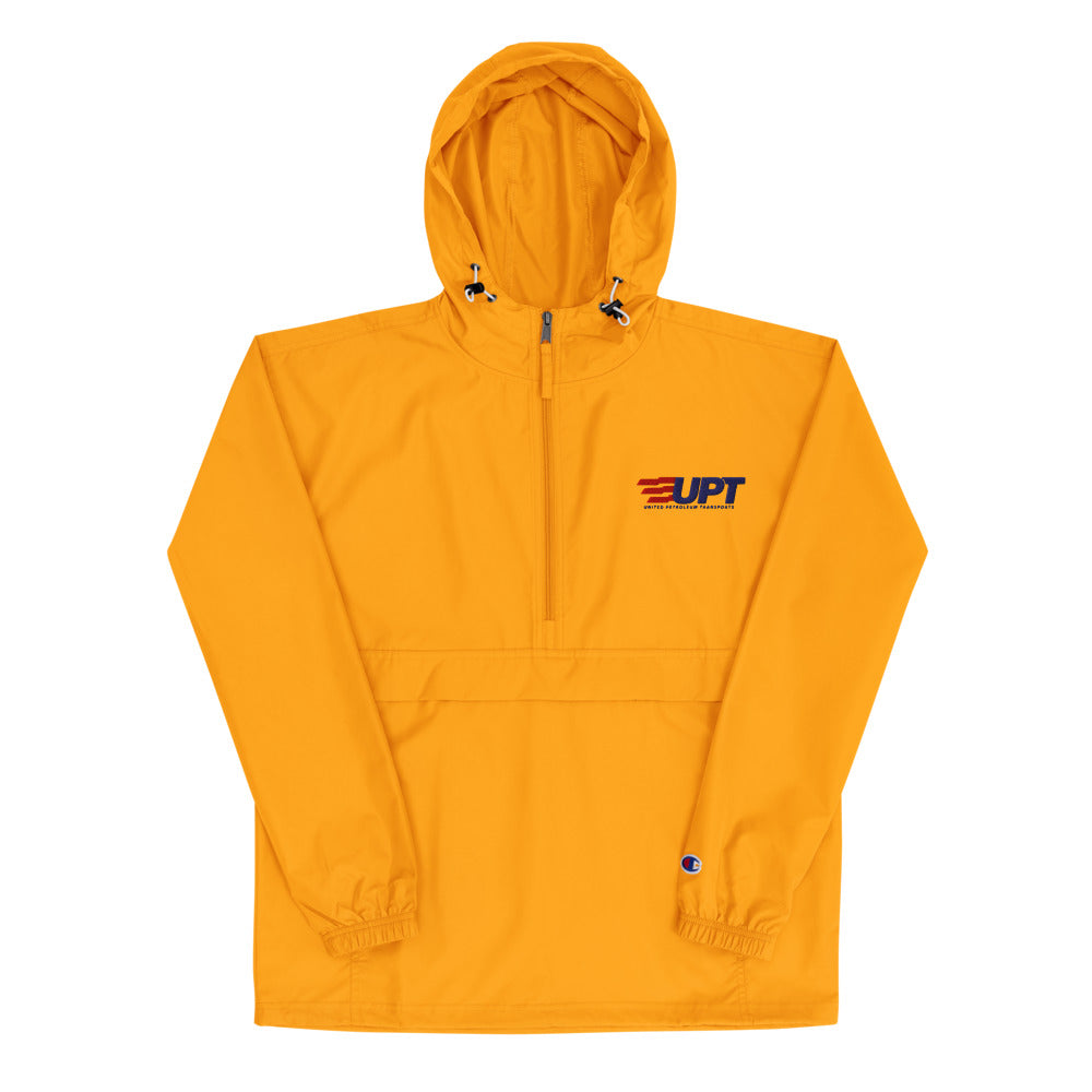 UPT Embroidered Champion Packable Jacket — Gold