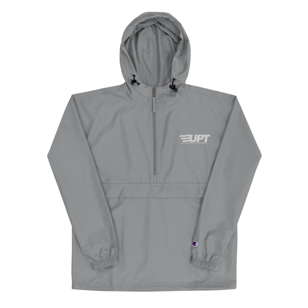 UPT Embroidered Champion Packable Jacket — Graphite
