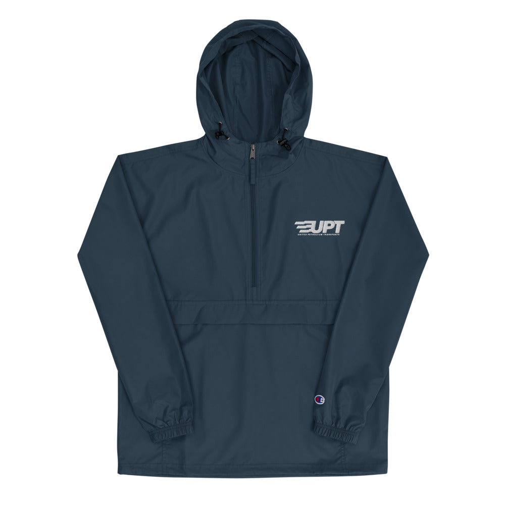 UPT Embroidered Champion Packable Jacket — Navy